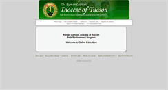Desktop Screenshot of diocesetucson.setanet.org