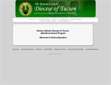 Tablet Screenshot of diocesetucson.setanet.org